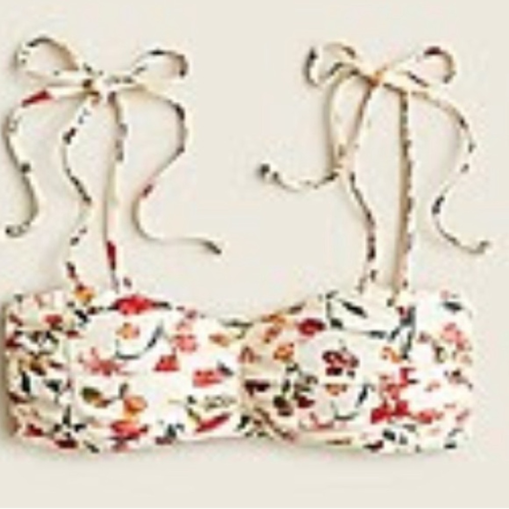 JCREW vintage floral bikini set